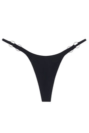 BLACK KALEY THONG