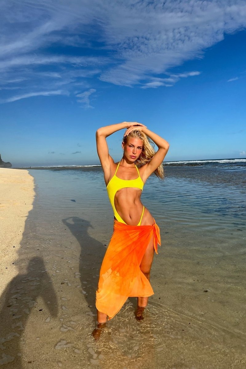 AQUARELLE HIKARU PAREO - GOI Swimwear