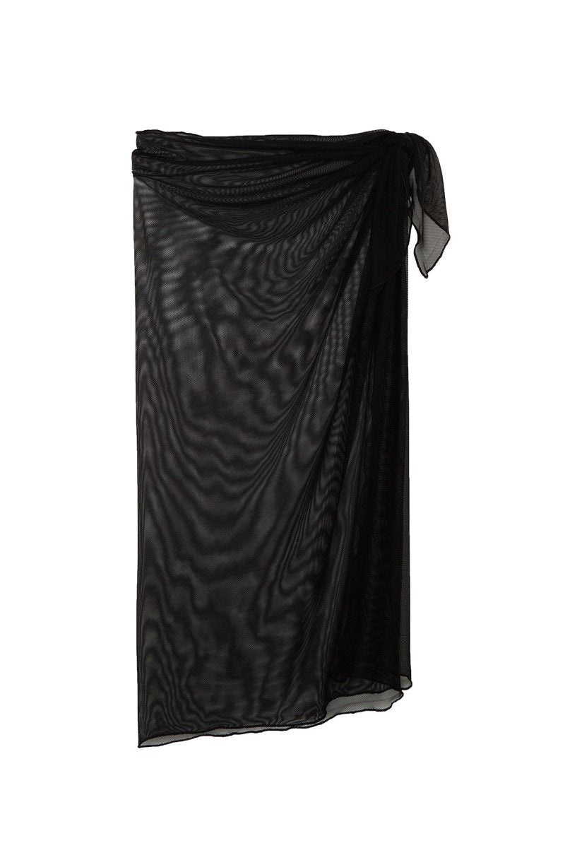 Black Hikaru Pareo - GOI Swimwear