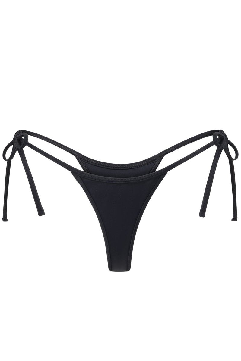 Black Isla Thong - GOI Swimwear