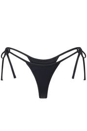 Black Isla Thong - GOI Swimwear