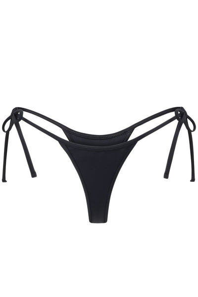 Black Isla Thong - GOI Swimwear