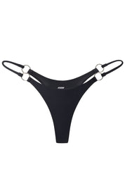 Black Kaley Thong - GOI Swimwear