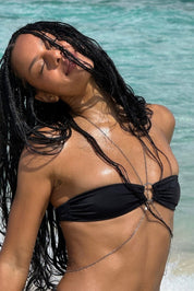 Black Kaley Top - GOI Swimwear