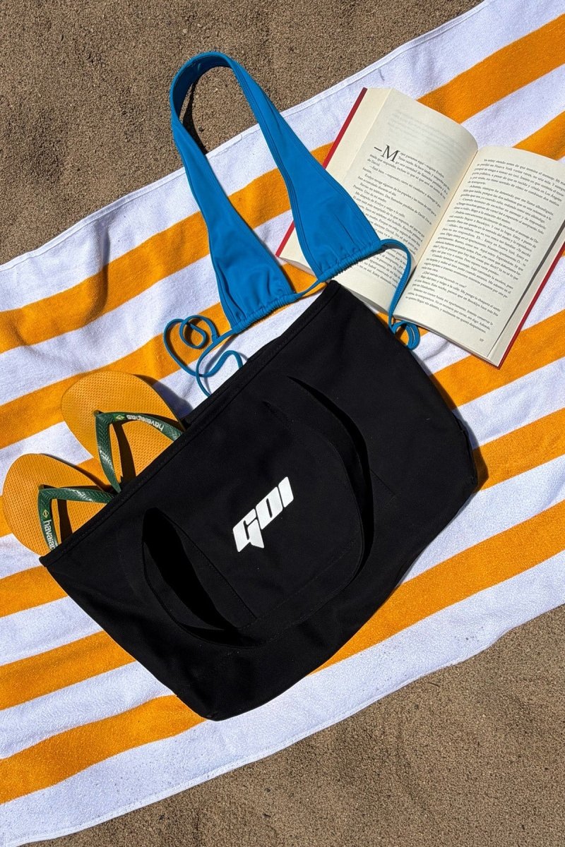 Black La Plage Bag - GOI Swimwear