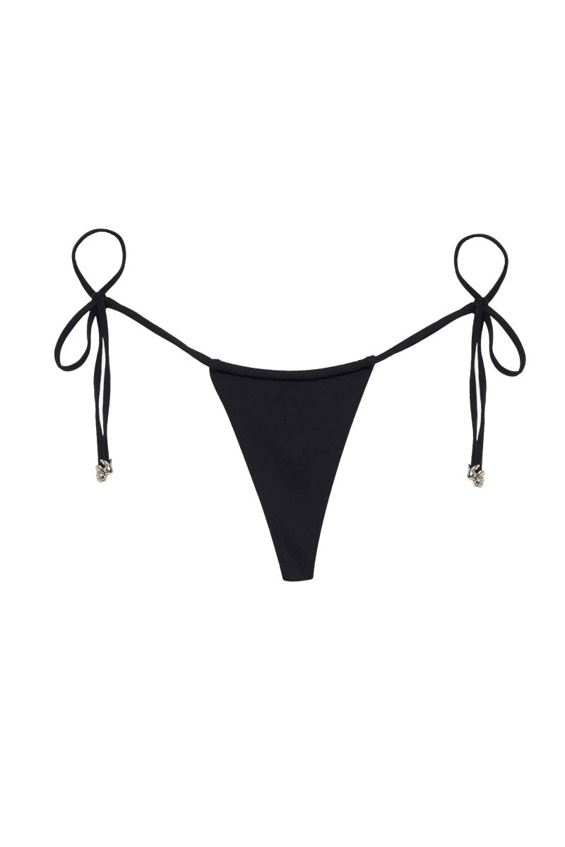 BLACK PLAYBOY BUNNY THONG - GOI Swimwear