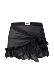 Black Poseidonia Pareo - GOI Swimwear