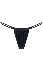 Black Sora Thong - GOI Swimwear
