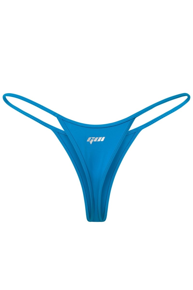 Blue Aerin Thong - GOI Swimwear
