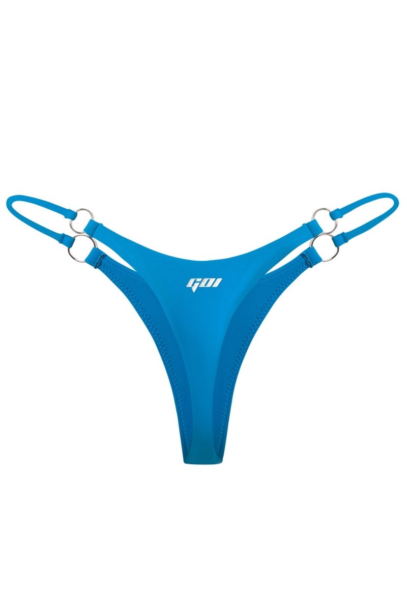 Blue Kaley Thong - GOI Swimwear