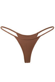 Brown Aerin Thong - GOI Swimwear