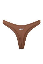 Brown Bibi Thong - GOI Swimwear