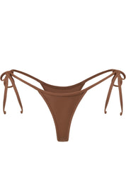 Brown Isla Thong - GOI Swimwear