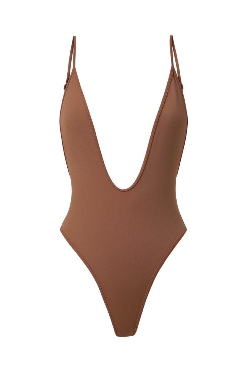 Brown Nobu Swimsuit - GOI Swimwear