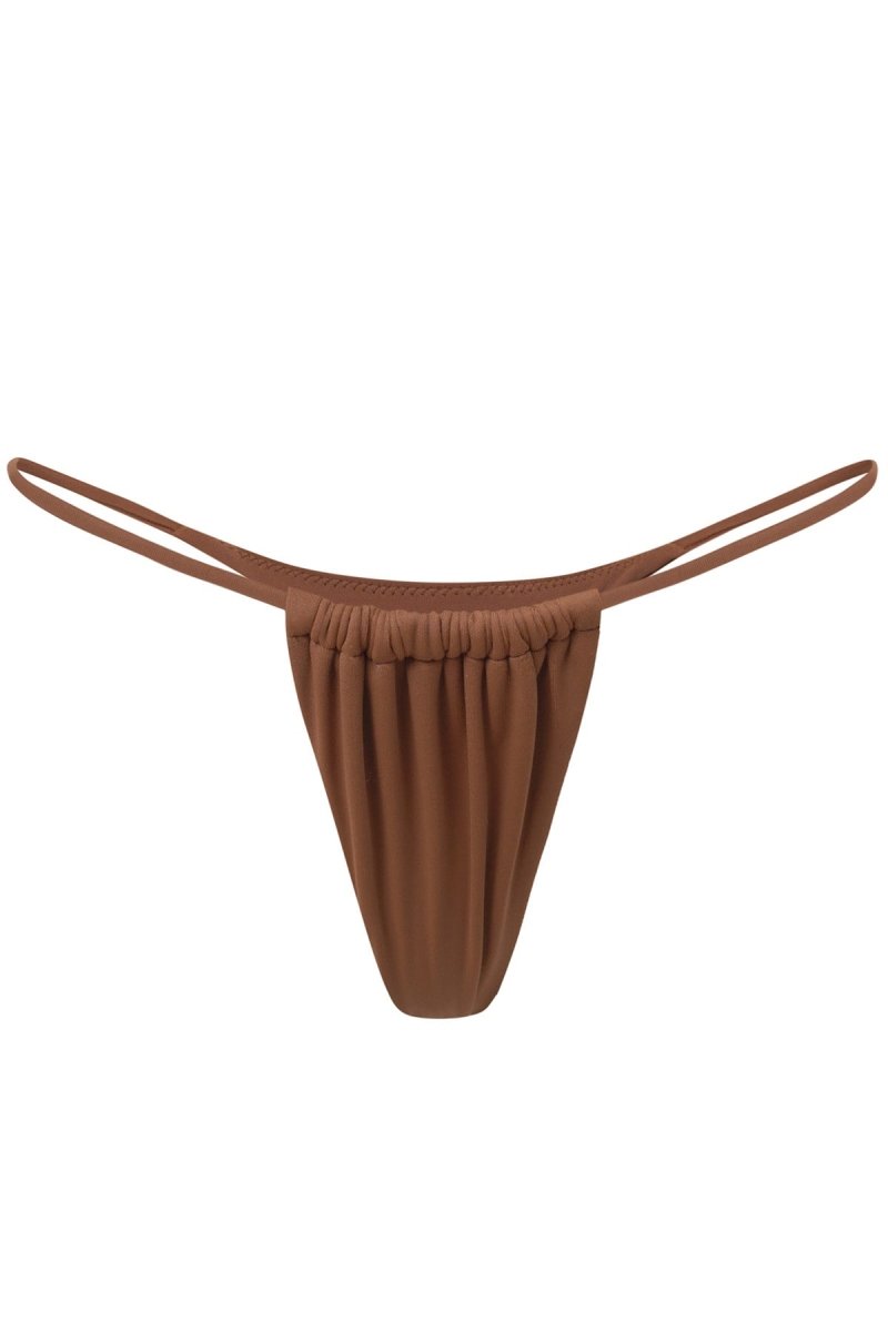 Brown Sora Thong - GOI Swimwear