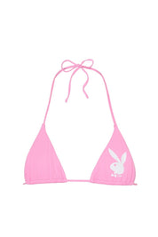 Bubblegum Playboy Bunny Top - GOI Swimwear