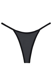 CHARCOAL AERIN THONG - GOI Swimwear