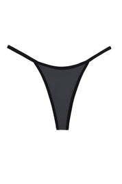 CHARCOAL AERIN THONG - GOI Swimwear