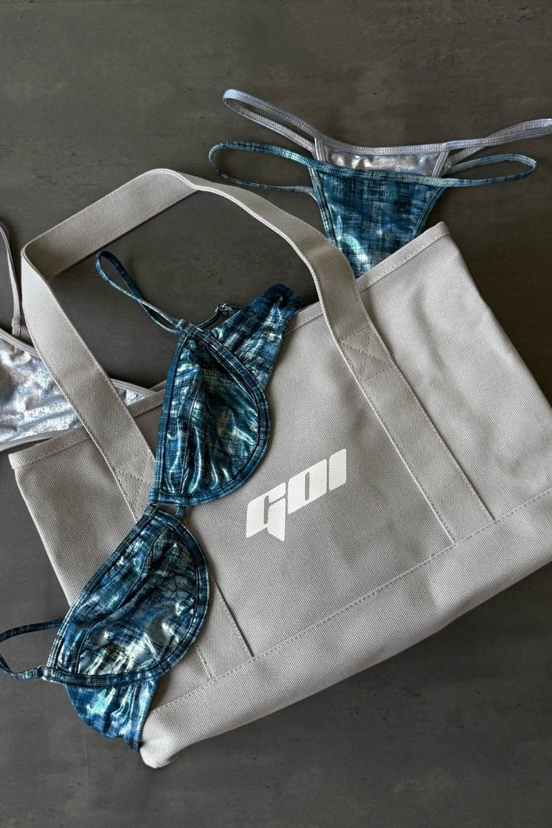 Grey La Plage Bag - GOI Swimwear