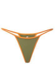 Khaki Aerin Thong - GOI Swimwear
