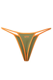 Khaki Aerin Thong - GOI Swimwear