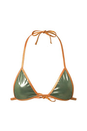Khaki Isla Top - GOI Swimwear
