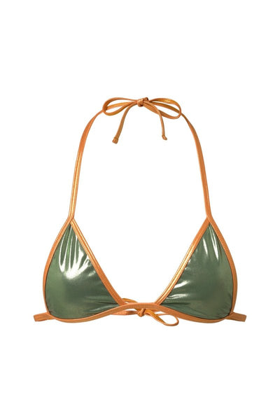 Khaki Isla Top - GOI Swimwear