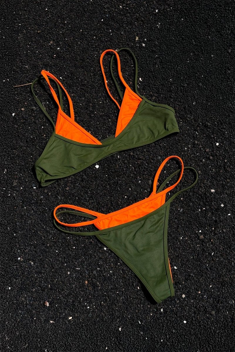 Khaki Novi Bottom - GOI Swimwear