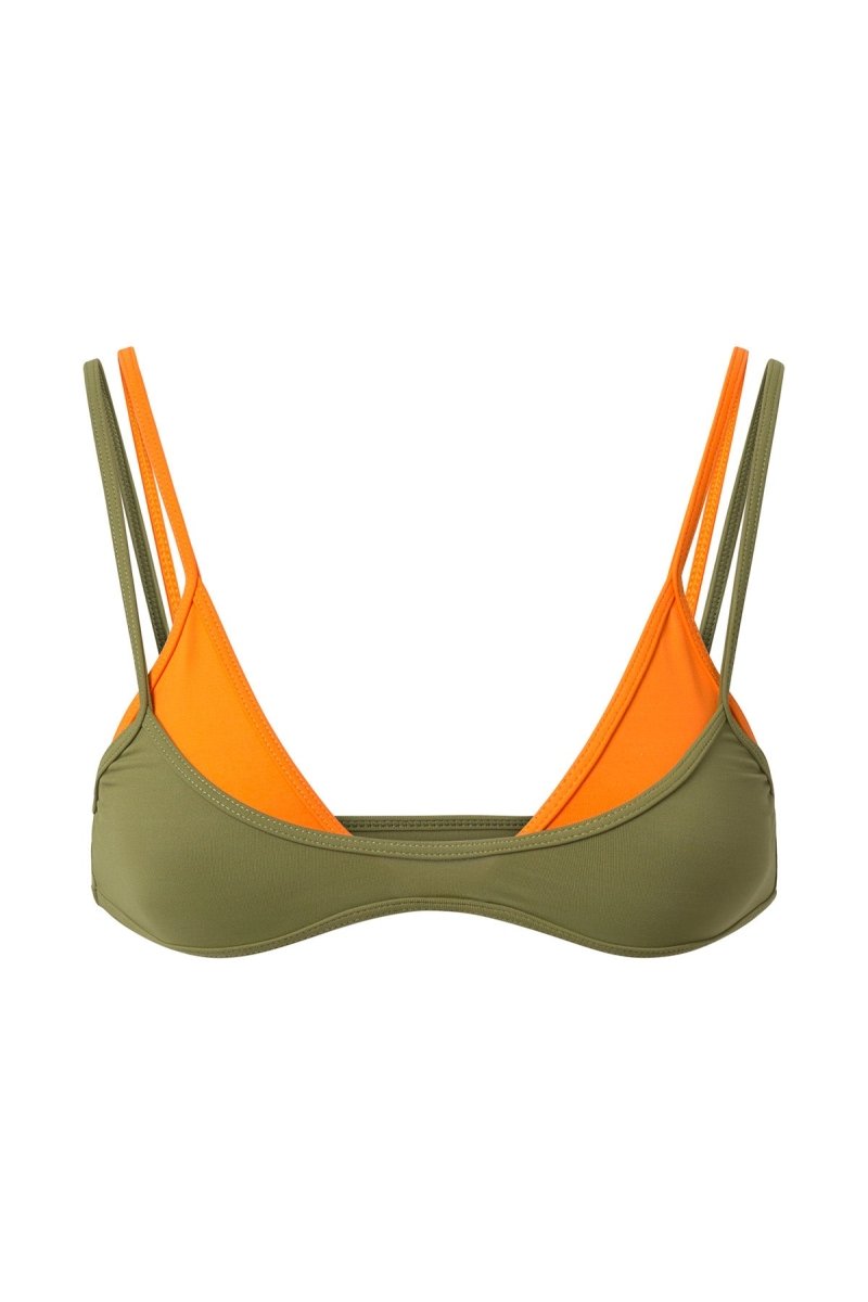 Khaki Novi Top - GOI Swimwear