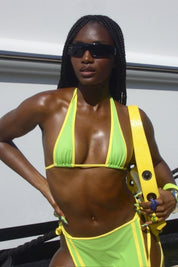 LIME BRANDON TOP - GOI Swimwear