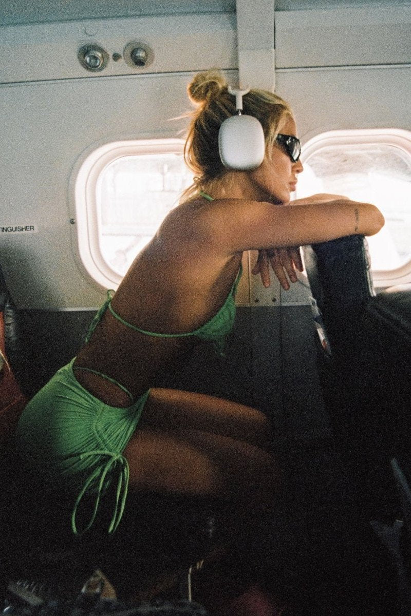 Lime Oniris Pareo - GOI Swimwear