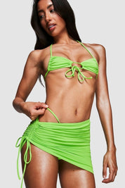 Lime Oniris Pareo - GOI Swimwear