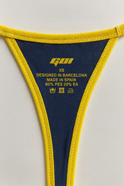 Midnight Aerin Thong - GOI Swimwear