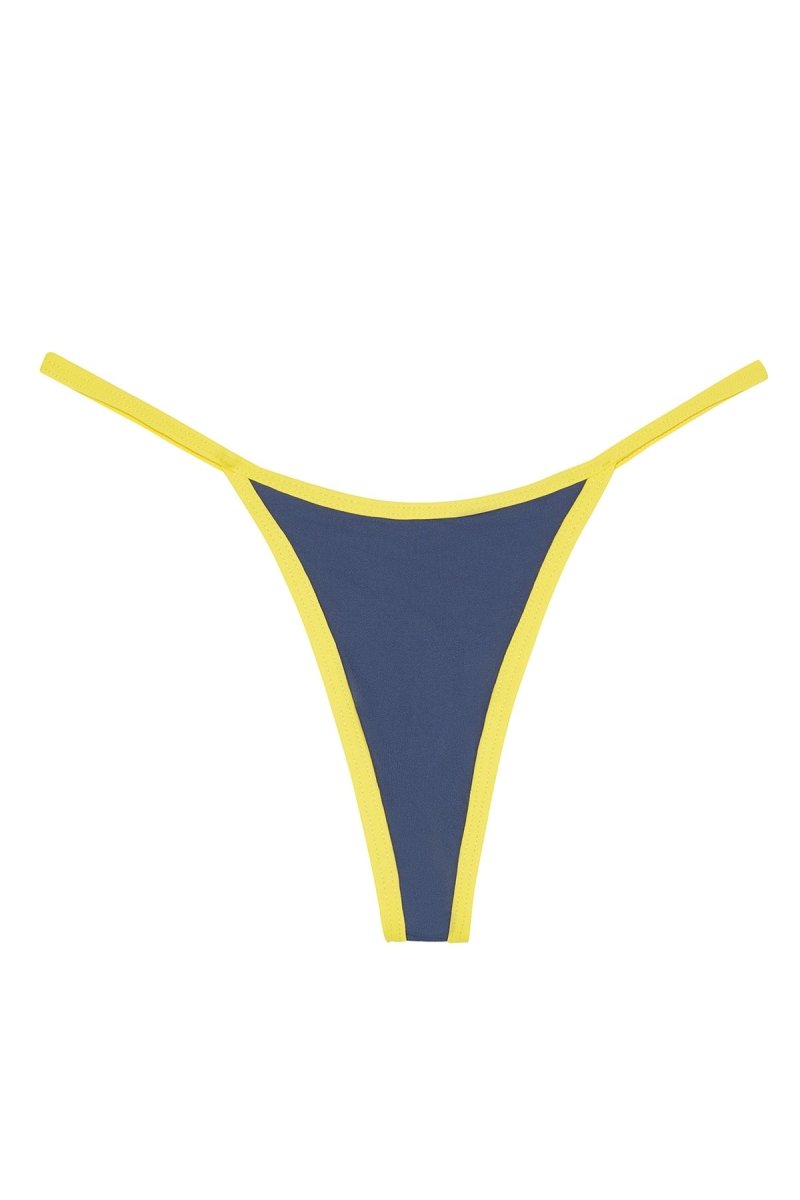 Midnight Aerin Thong - GOI Swimwear