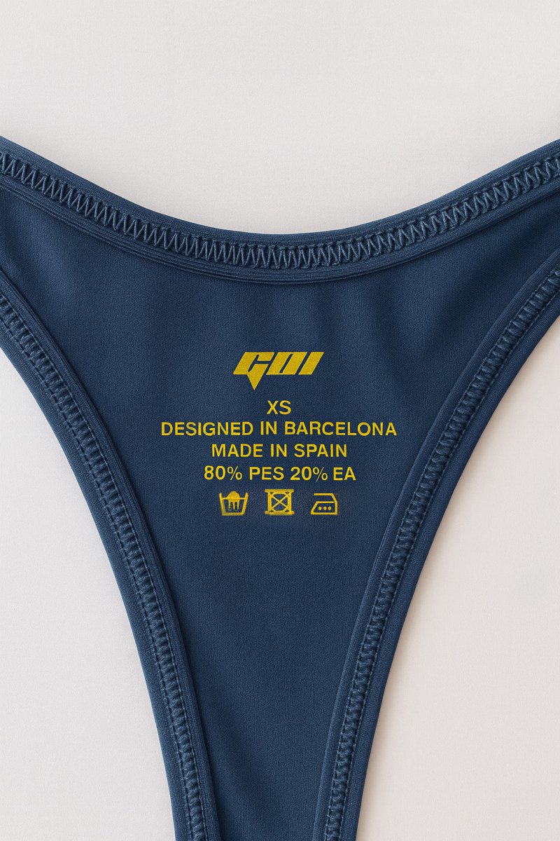 Midnight Bibi Thong - GOI Swimwear
