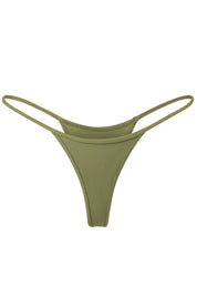 Olive Aerin Thong - GOI Swimwear