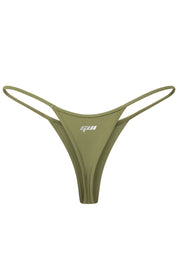 Olive Aerin Thong - GOI Swimwear