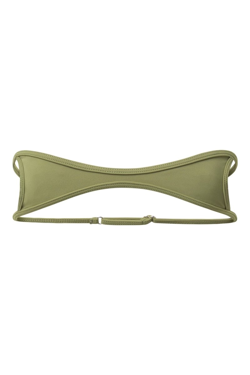 Olive Iki Top - GOI Swimwear