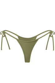 Olive Isla Thong - GOI Swimwear