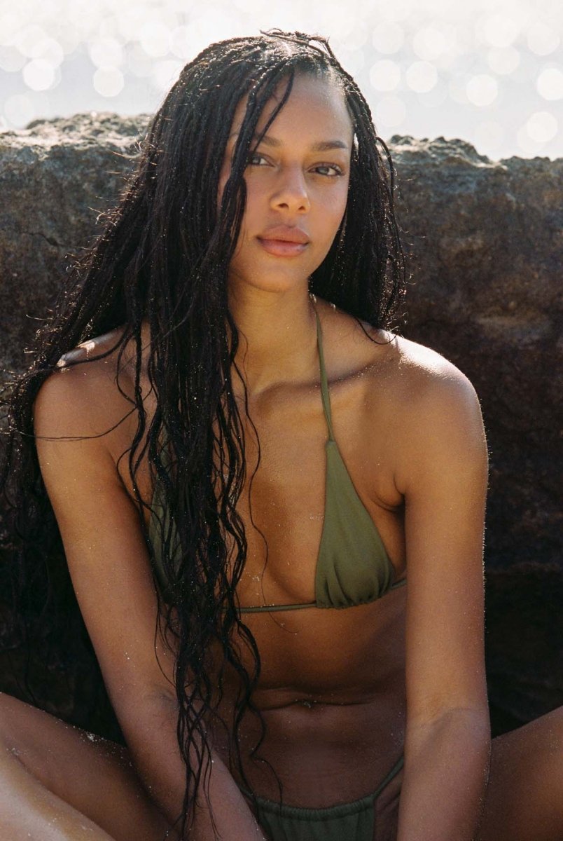 Olive Sora Top - GOI Swimwear