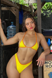 Pineapple Isla Top - GOI Swimwear