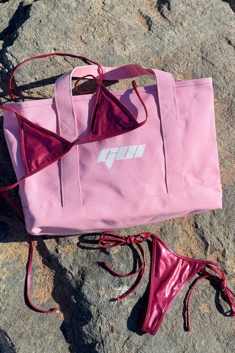 Pink La Plage Bag - GOI Swimwear