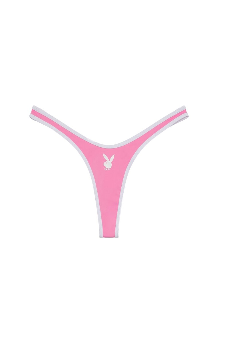 PLAYBOY PINK BIBI THONG - GOI Swimwear