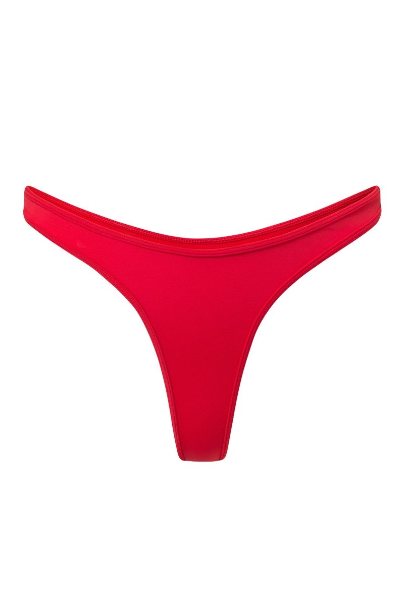 Red Bibi Thong - GOI Swimwear