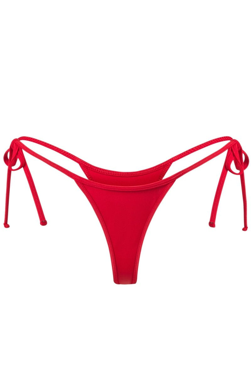 Red Isla Thong - GOI Swimwear
