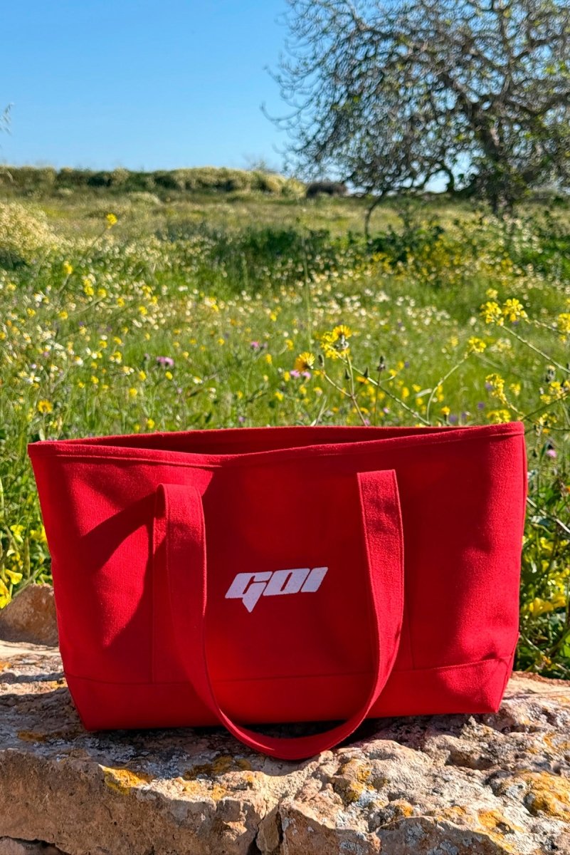 Red La Plage Bag - GOI Swimwear
