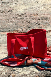 Red La Plage Bag - GOI Swimwear