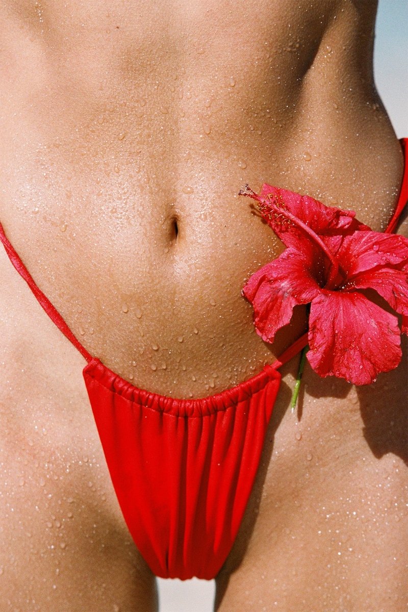 Red Sora Thong - GOI Swimwear
