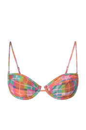 Tartan Daisy Top - GOI Swimwear
