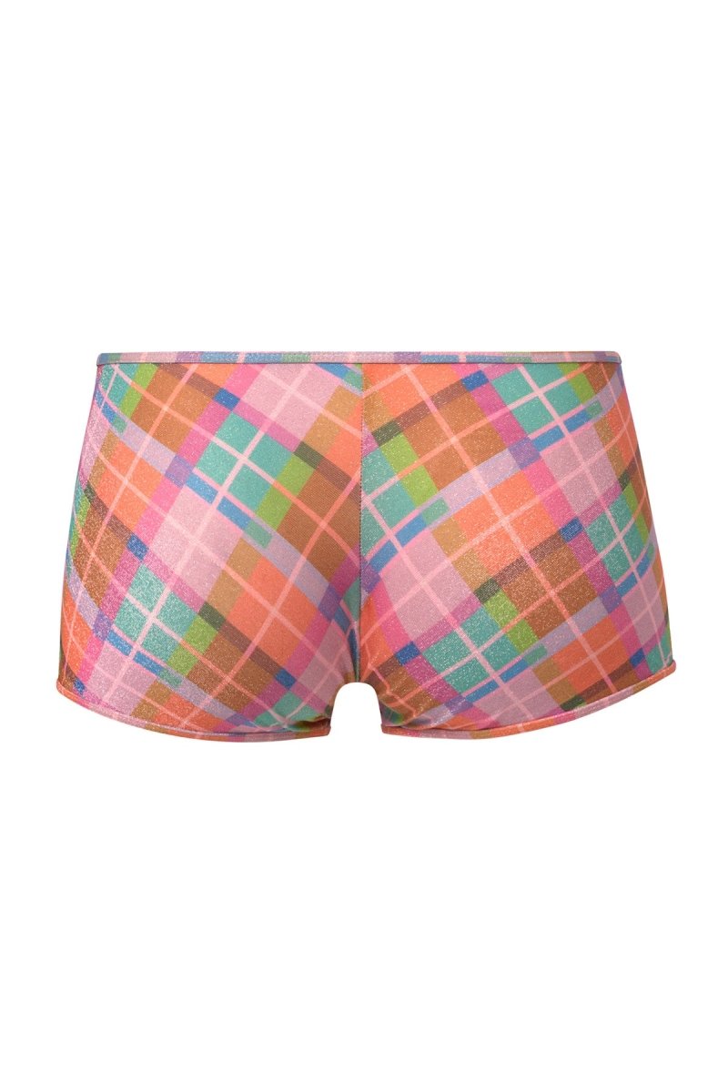 Tartan Dolly Shorts - GOI Swimwear